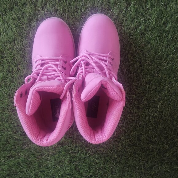 LUGZ PinK "Slip Resistant" Work-Boots: Size 7 Outdoor/Hike/Walking - Picture 4 of 9